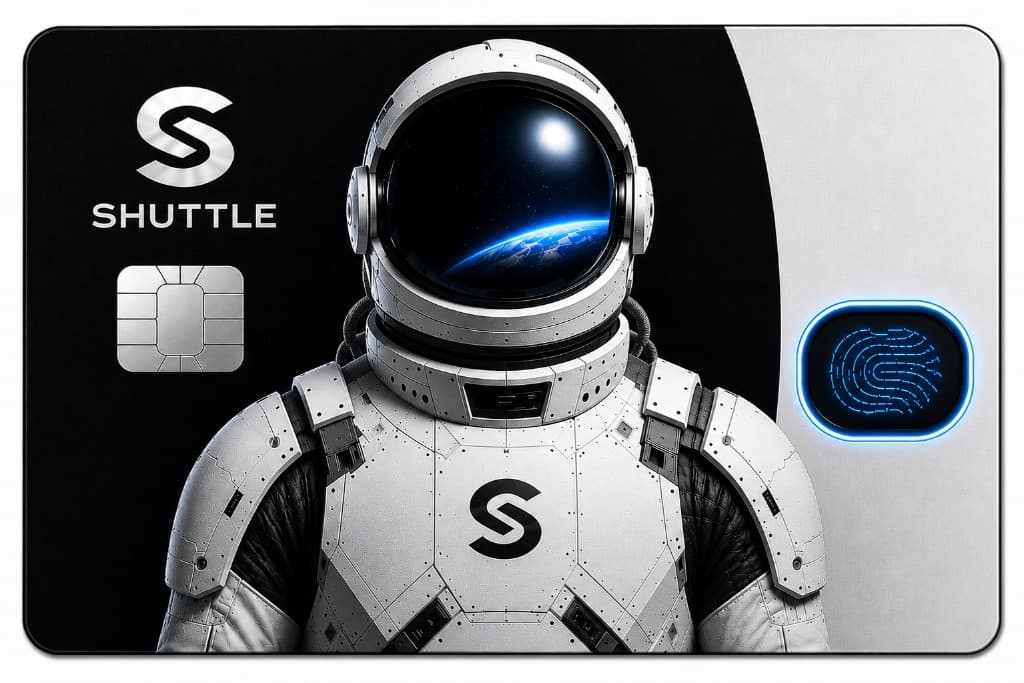 Front of the Shuttle card